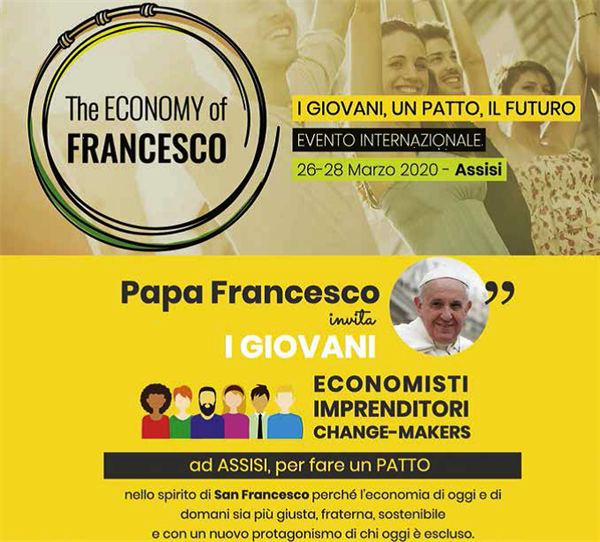 "The Economy of Francesco”: riapertura della finestra per le candidature