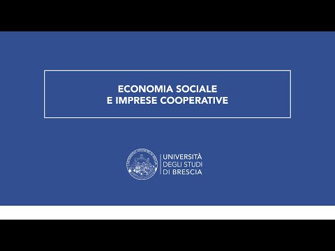 Corso di Laurea Magistrale in Economia Sociale e Imprese Cooperative