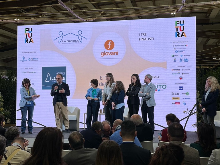 La Nuvola vince il premio per il bilancio di sostenibilità per il Terzo Settore